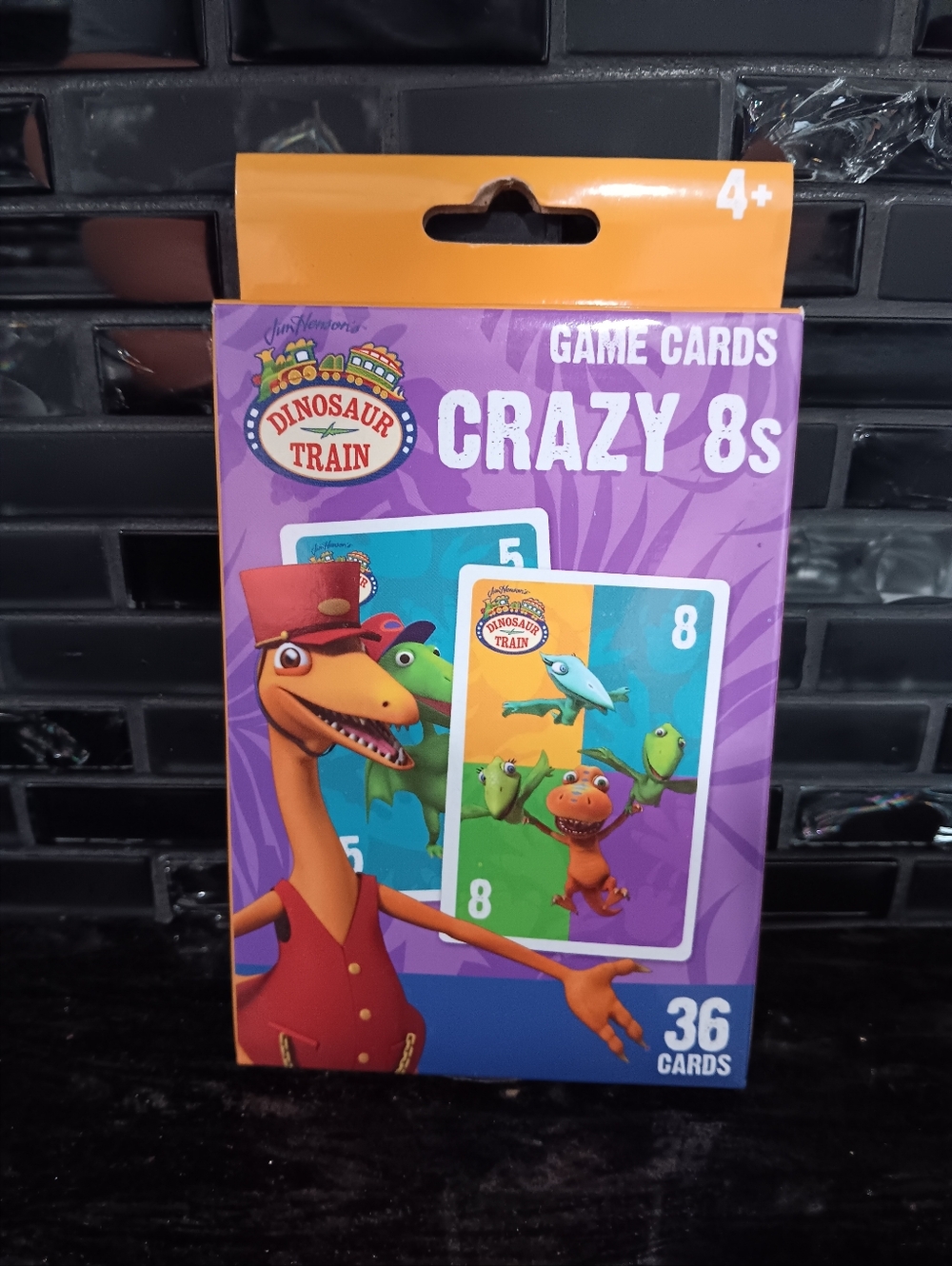 Dinosair Train Crazy 8s Card Game
